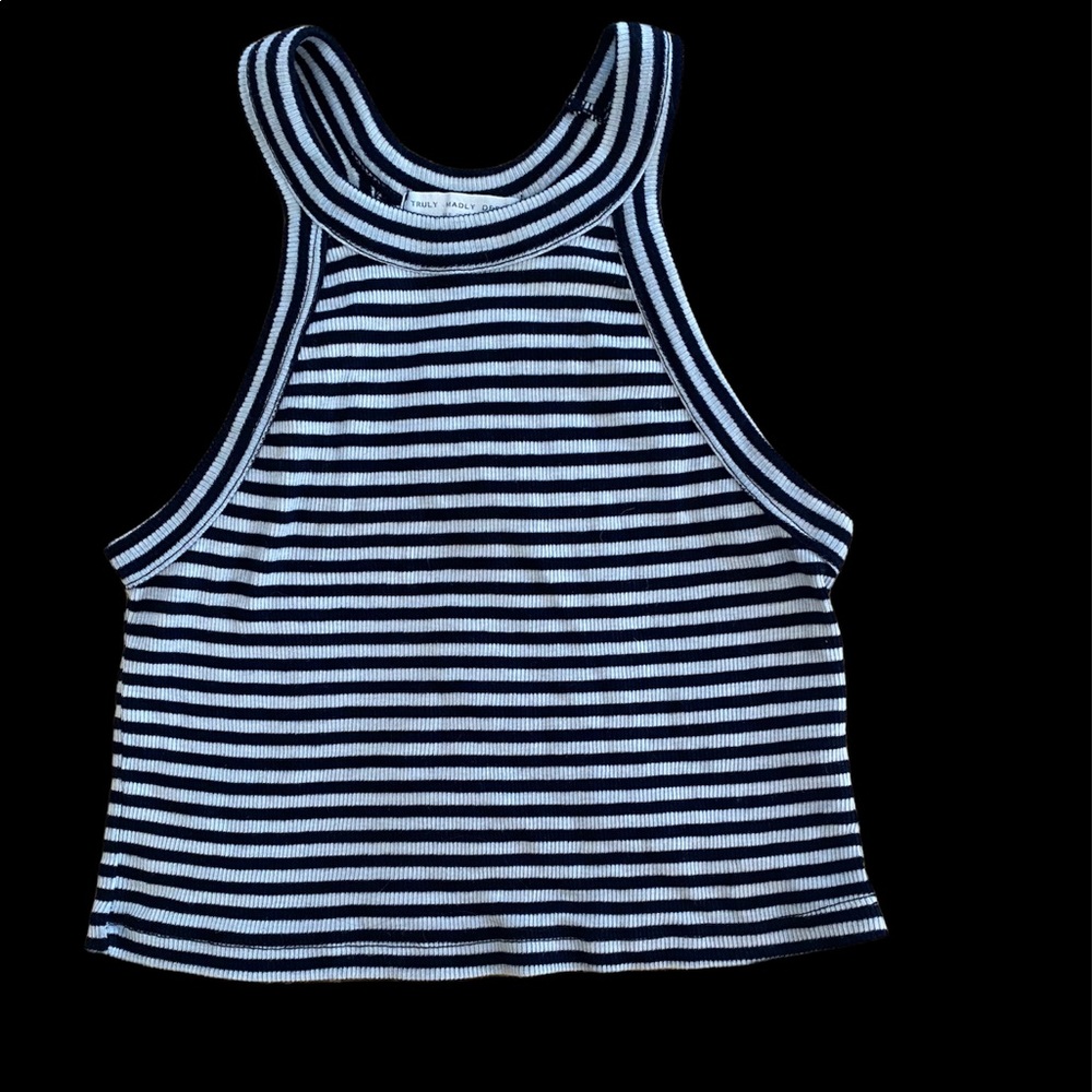 Striped crop top